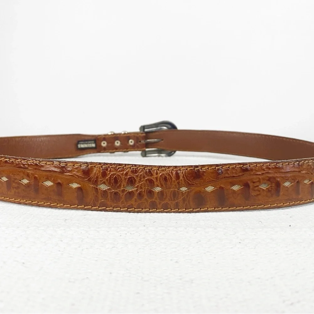 NANNI Milano Alligator Belt Made in Italy Size 100/40 (37”-41”)